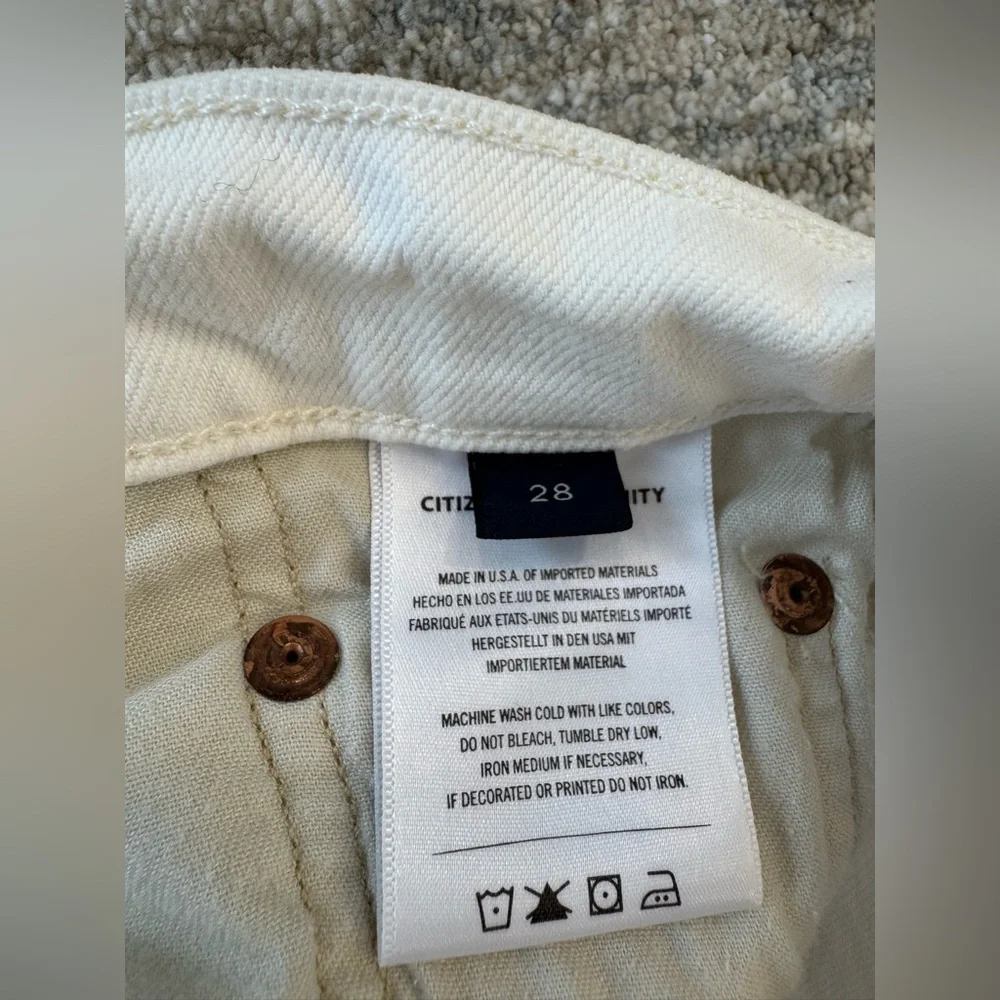 Citizens Of Humanity Cream Denim - Picture 5 of 10
